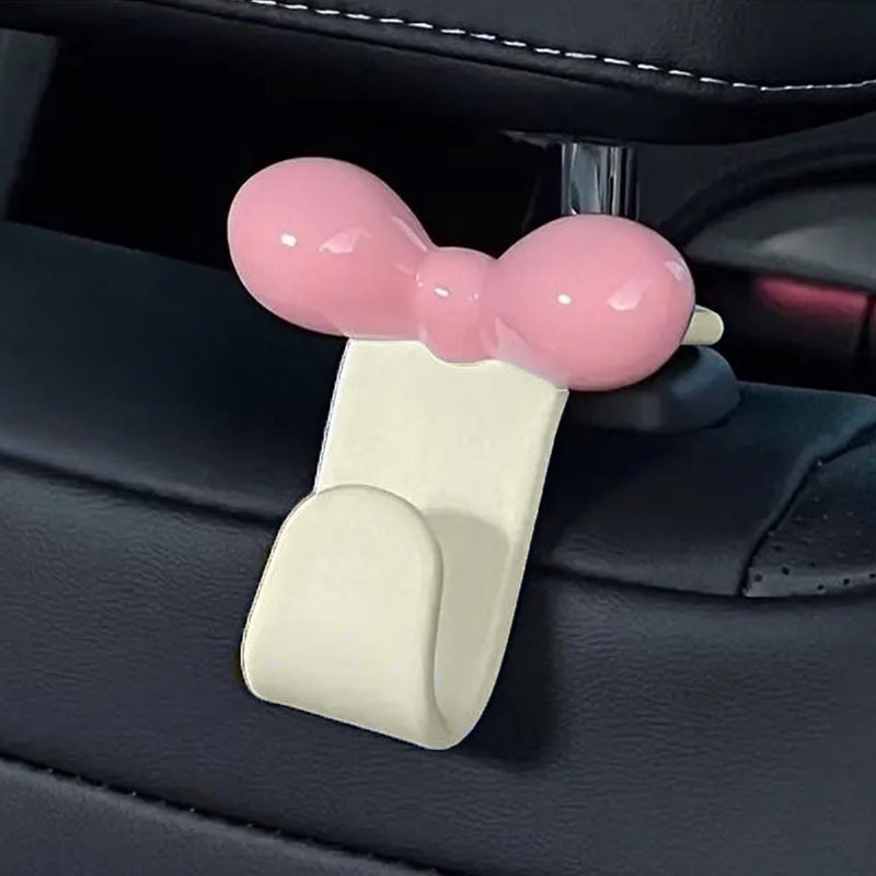 Car Accessories You Need - 미니멀리스트 보우 자동차 뒷좌석 걸이형 후크,