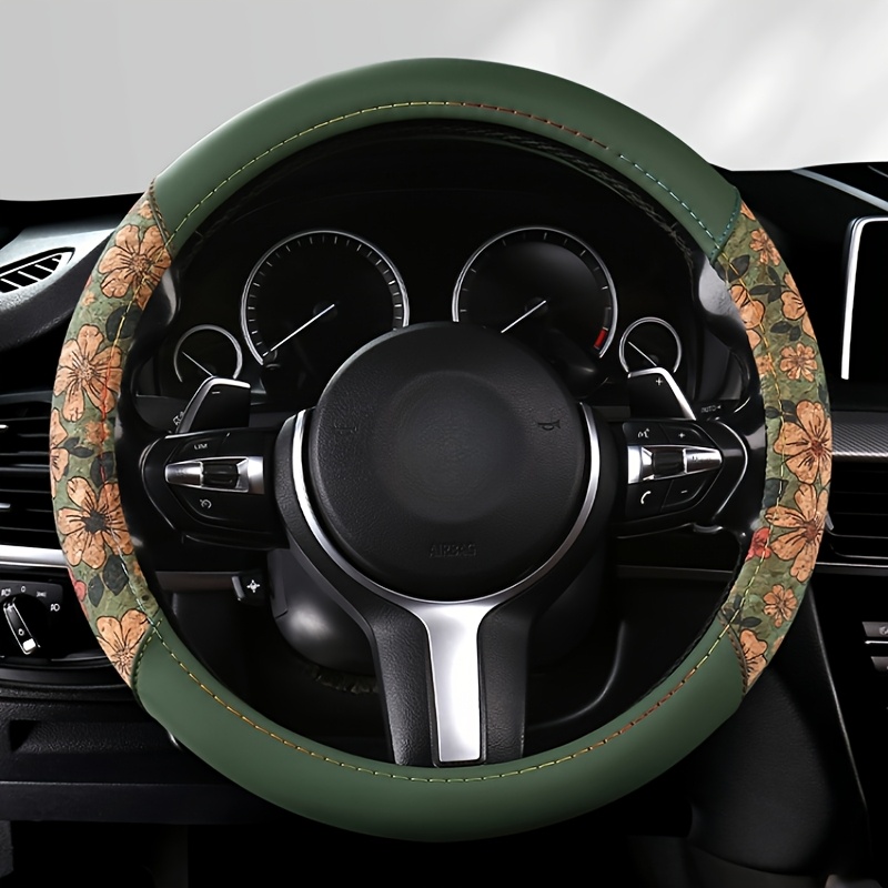 Car Accessories Cork - 핏 코르크 프린트 나파 스티어링 휠