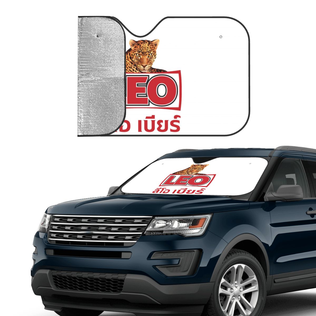 레오 맥주 방콕 차양 앞 유리 자동차 앞 유리창 썬 바 - Car Accessories Bangkok 리뷰 및 가격