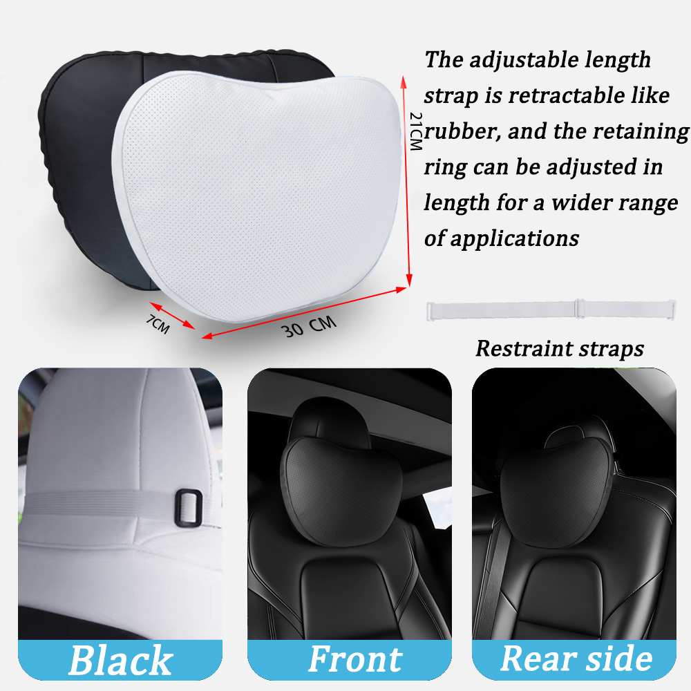 테슬라 모델 3/Y 주니퍼 플로킹/가죽 카시트 목베개  - Car Accessories Nearby 리뷰 및 가격