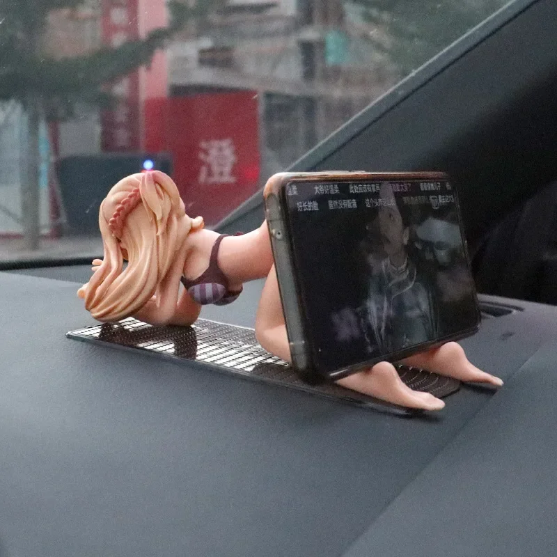 애니메이션 소녀 자동차 전화 홀더 대시 보드 장식 비키 - Car Accessories Bangkok 리뷰 및 가격