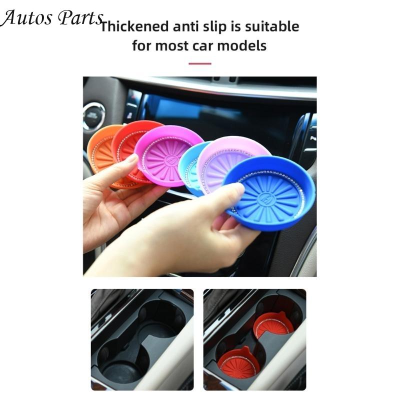 음료 흡수제, 컵 홀더, 3.15 ''라인 스톤 스크래 - Car Accessories Cork 리뷰 및 가격