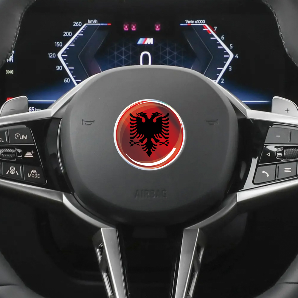 알바니아 UAE 콜롬비아 국기 레이저 에폭시 장식용 자 - Car Accessories Uae 리뷰 및 가격