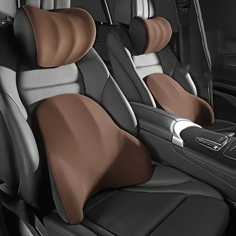 차량용 메모리폼 목베개 & 허리받침 세트, 통기성 헤드 - Car Accessories Nearby 리뷰 및 가격