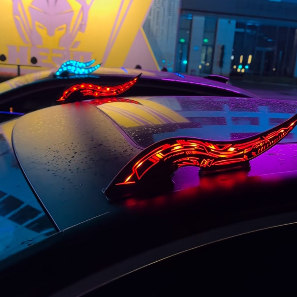 1세트 32 LED 조명 모드 드래곤 혼 자동차 루프  - Car Accessories You Need 리뷰 및 가격