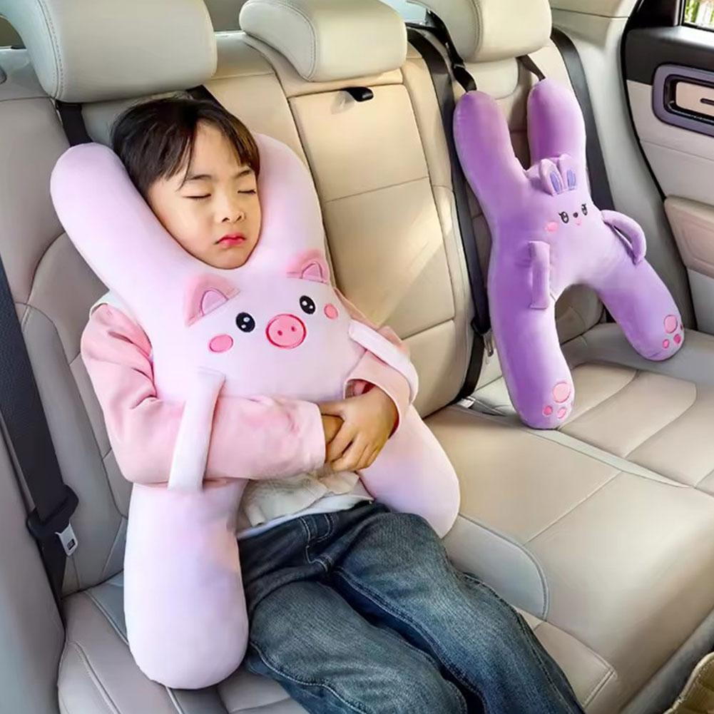 자동차 좌석 안전 목베개 귀여운 어린이 헤드레스트 요추 - Car Accessories Nearby 리뷰 및 가격