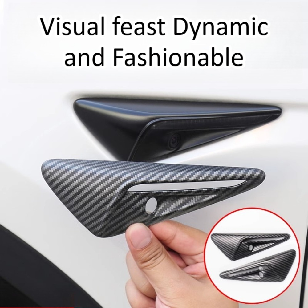 탄소 섬유 카메라 커버 트림 테슬라 모델 Y 3 S X - Car Accessories You Need 리뷰 및 가격