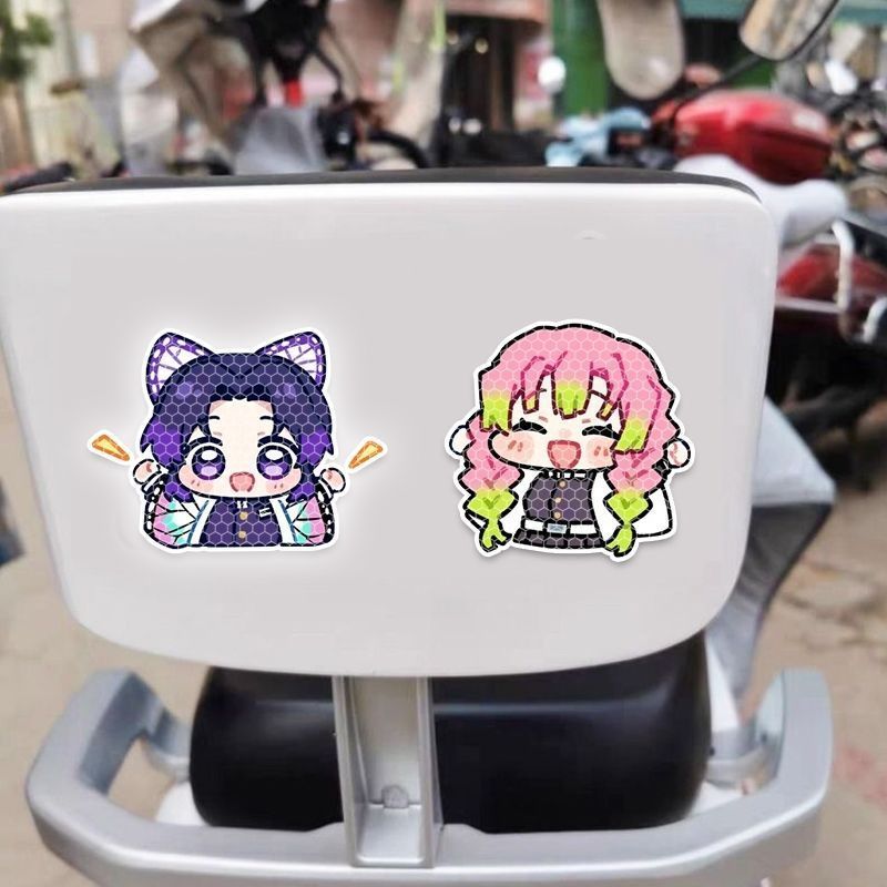 데몬 슬레이어 만화 캐릭터 자동차 반사 스티커, 전기차 - Car Accessories You Need 리뷰 및 가격